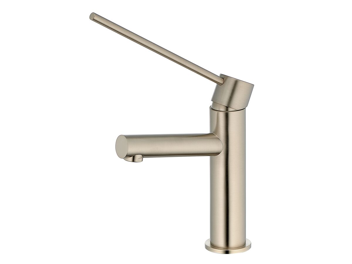 Reece Mizu Drift MK2 Basin Mixer With Extended Lever Tap Brushed Nickel (5 Star)