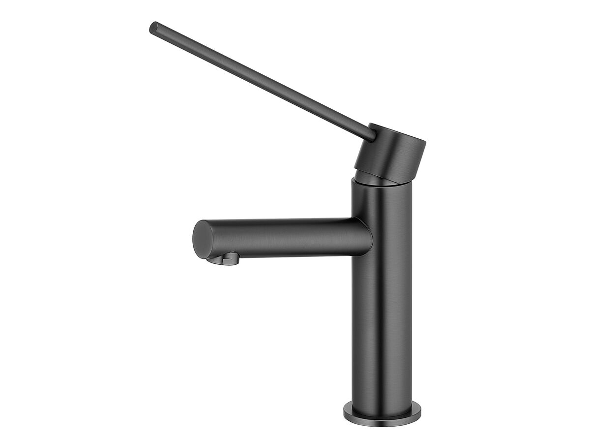 Reece Mizu Drift MK2 Basin Mixer With Extended Lever Tap Brushed Gunmetal (5 Star)