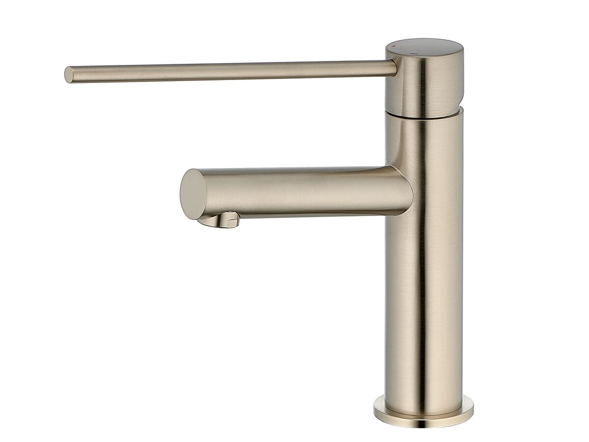reece Mizu Drift MK2 Basin Mixer with Extended Lever Tap Brushed Nickel (5 Star)
