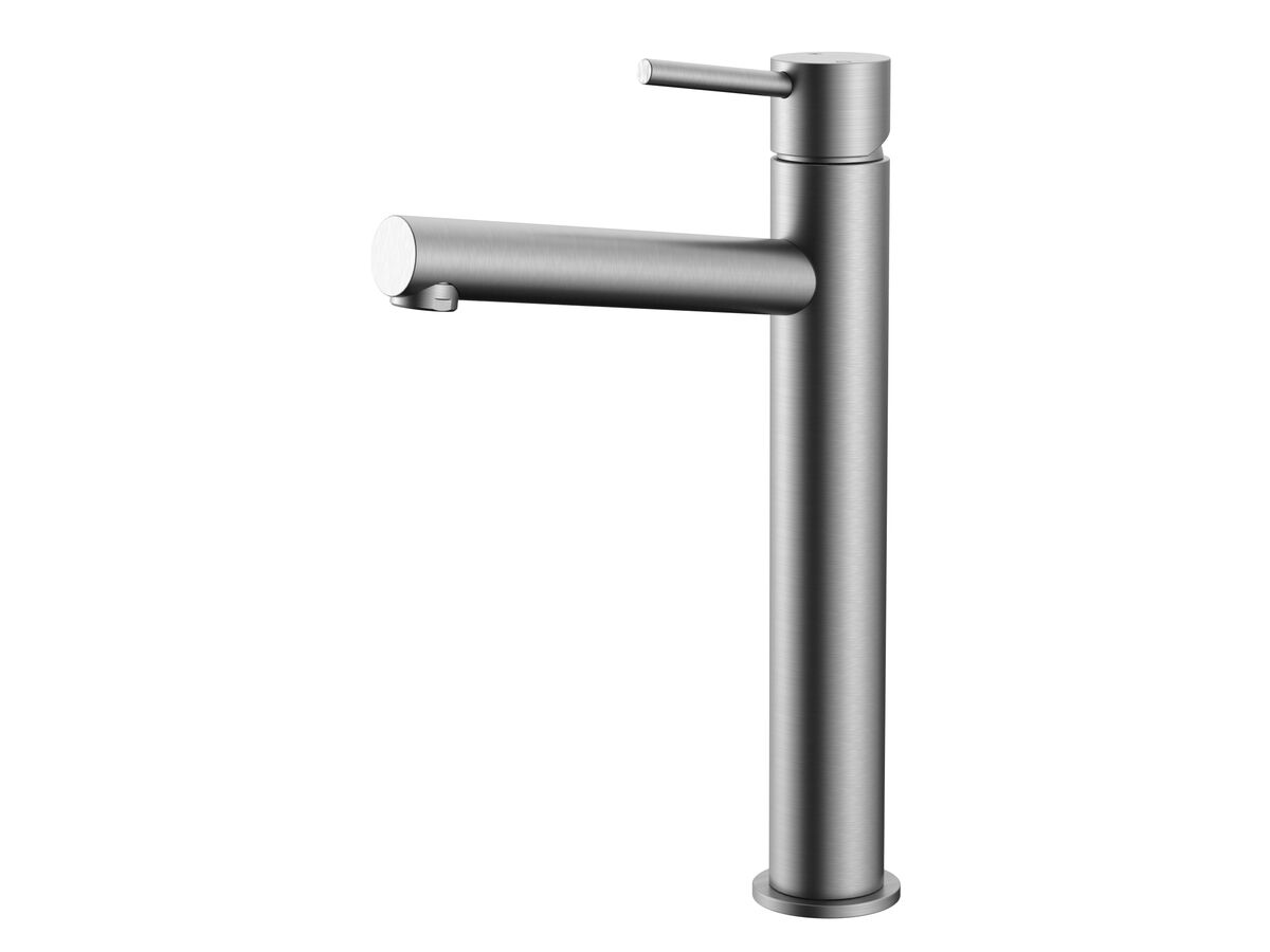 reece Mizu Drift MK2 Extended Basin Mixer Tap Brushed Gunmetal (5 Star)