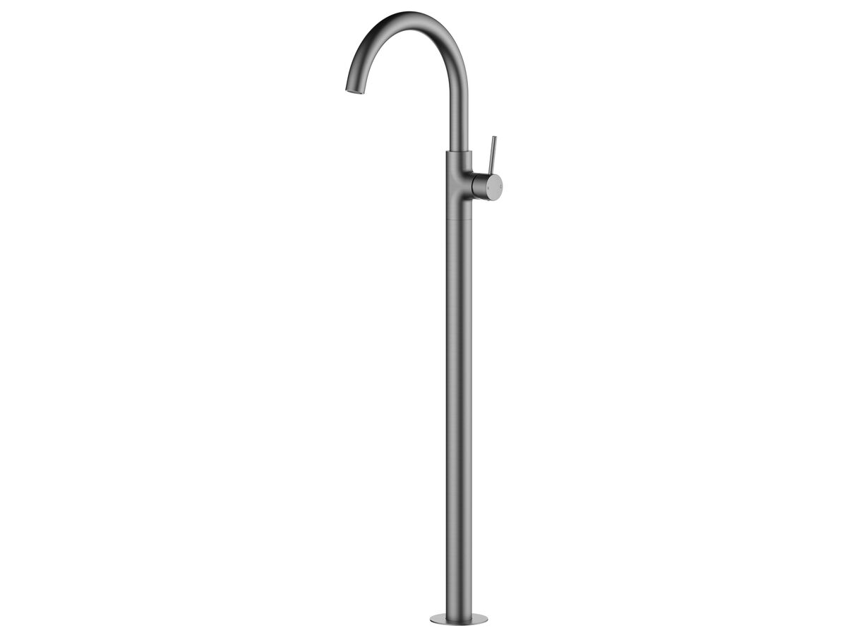 reece Mizu Drift MK2 Floor Mounted Bath Mixer Kit Brushed Gunmetal