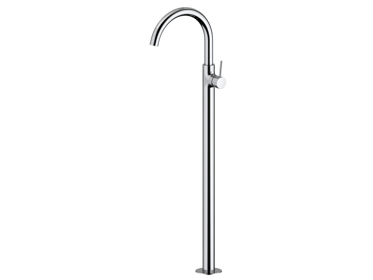 reece Mizu Drift MK2 Floor Mounted Bath Mixer Kit Chrome