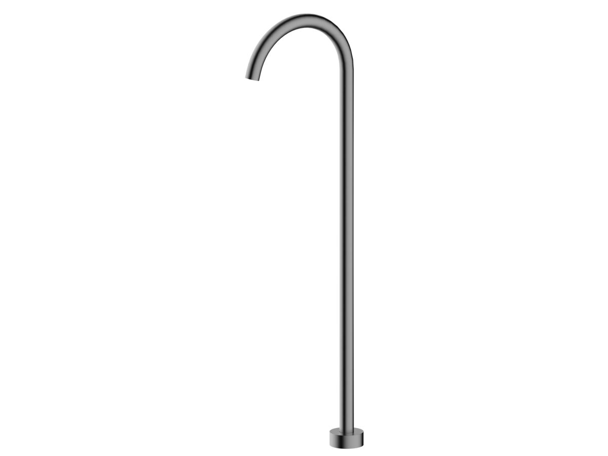 reece Mizu Drift MK2 Floor Mounted Bath Outlet Kit Brushed Gunmetal