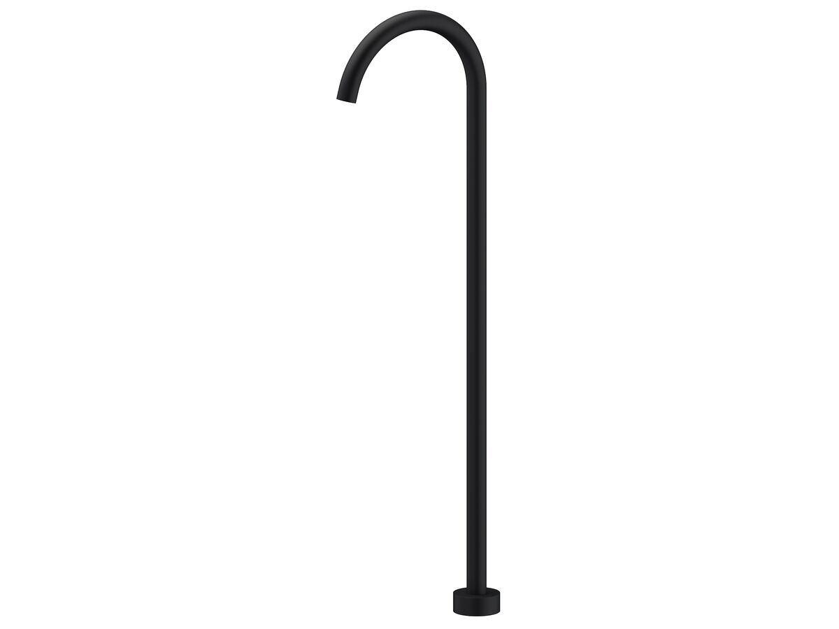 reece Mizu Drift MK2 Floor Mounted Bath Outlet Kit Matte Black