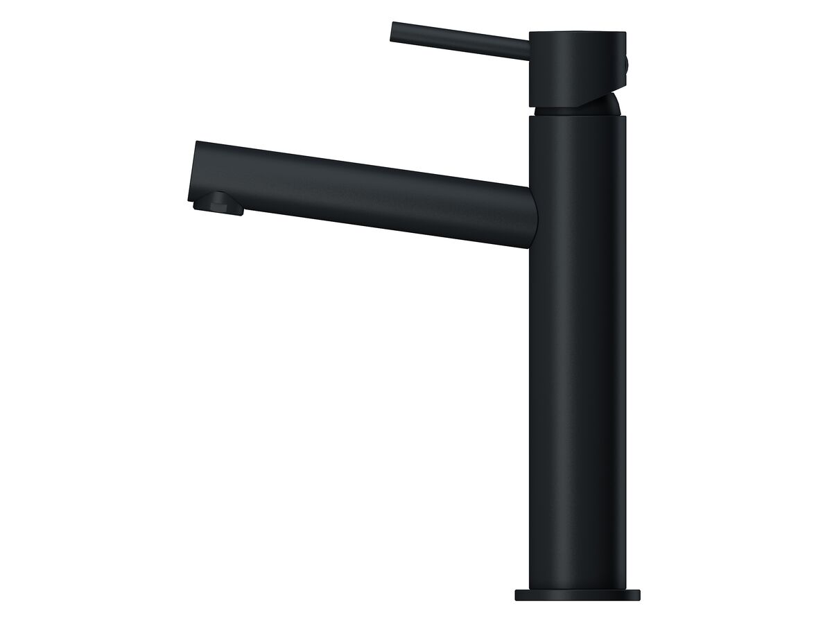Reece Mizu Drift MK2 Medium Height Basin Mixer Matte Black (5 Star)