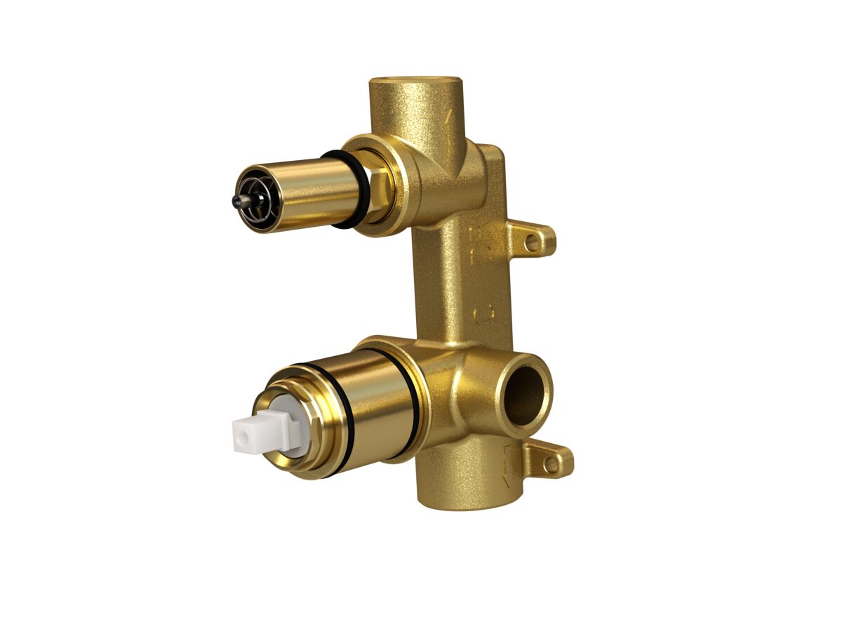 Reece Mizu Drift MK2 Shower Mixer Kit With Diverter Brushed Gunmetal
