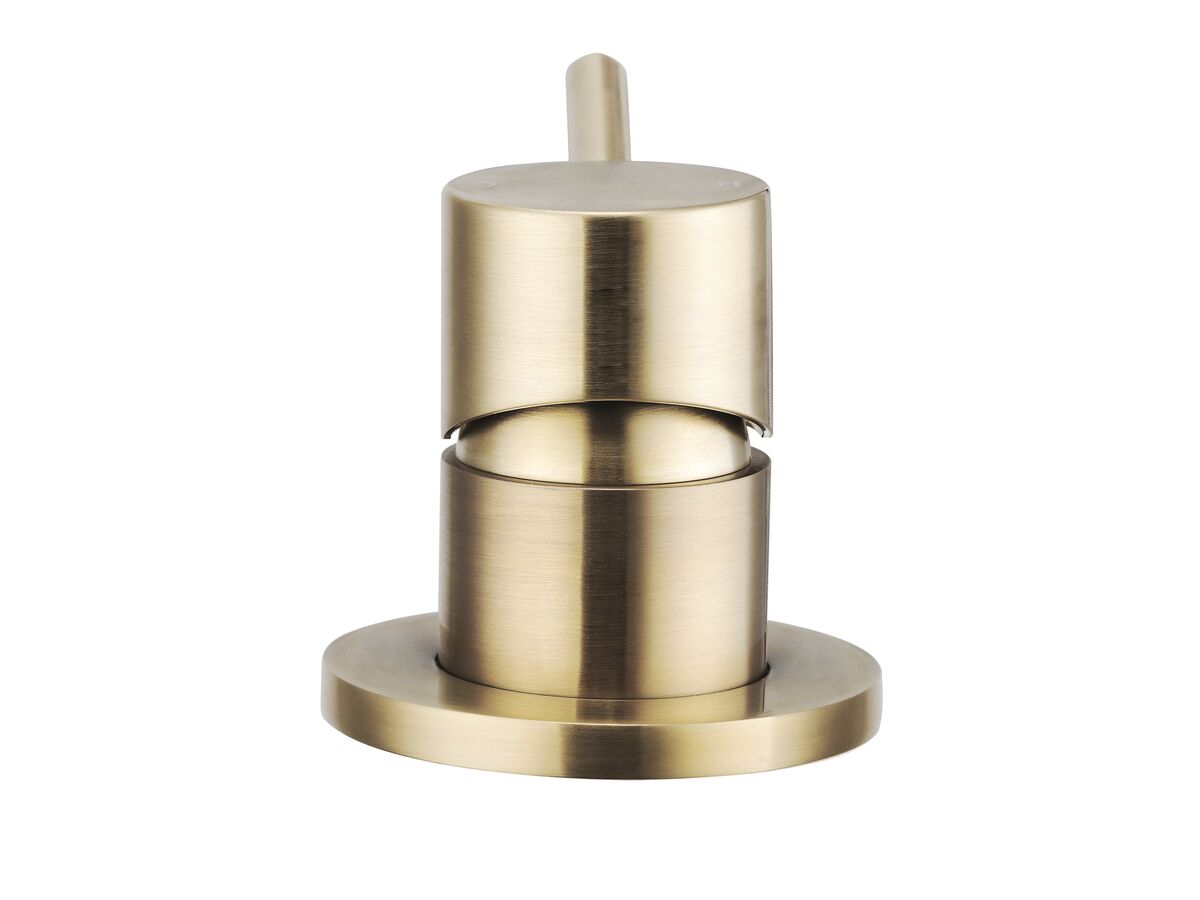 Reece Mizu Drift MK2 Shower Mixer Trimset Brushed Gold