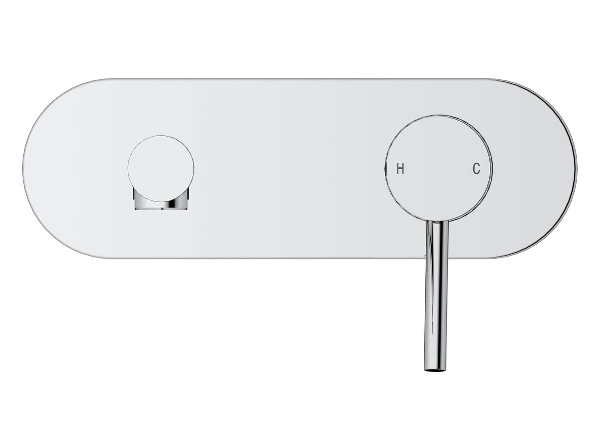 Reece Mizu Drift MK2 Wall Basin Mixer Tap Set Trimset Chrome (5 Star)