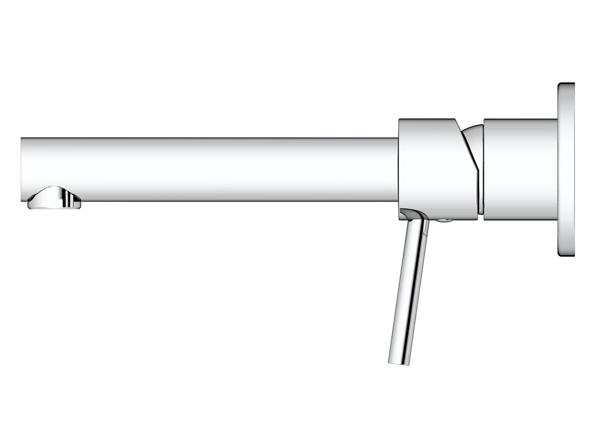 Reece Mizu Drift MK2 Wall Bath Mixer Tap Set Trimset 200mm Chrome