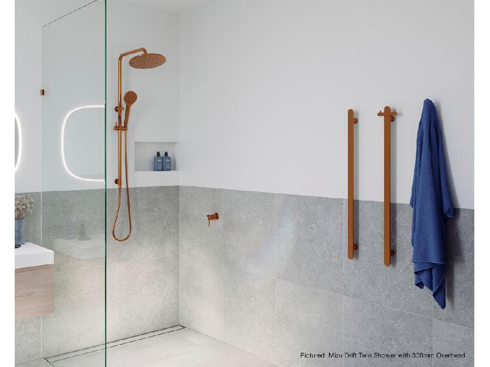 Reece Mizu Drift Shower Mixer Kit Brushed Bronze Lead Free