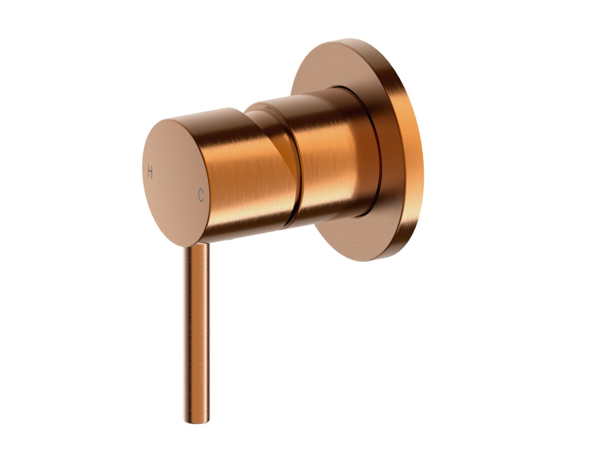 reece Mizu Drift Shower Mixer Kit Brushed Bronze Lead Free