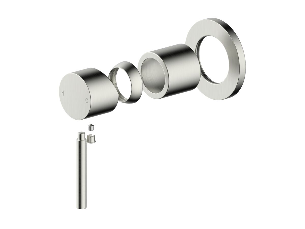reece Mizu Drift Shower Mixer Trimset Brushed Nickel Lead Free