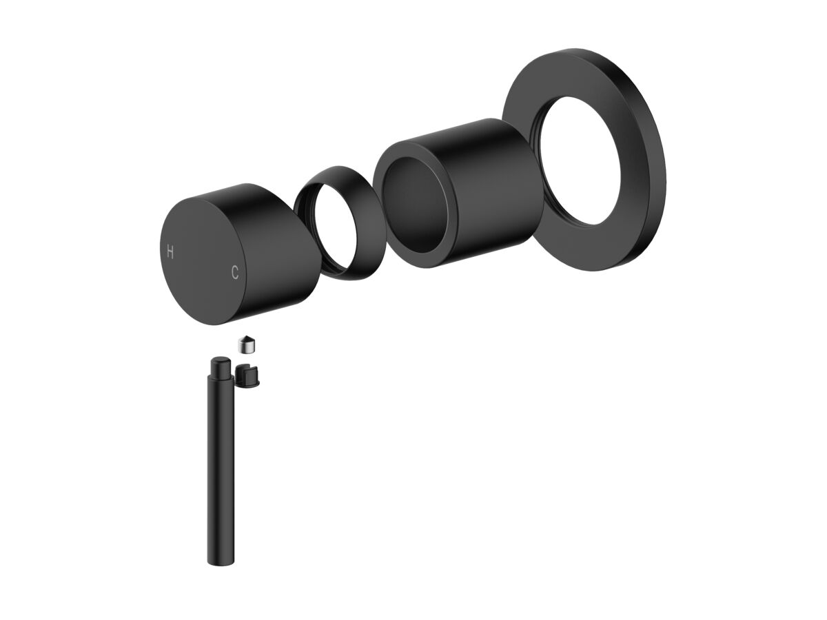 reece Mizu Drift Shower Mixer Trimset Matte Black Lead Free