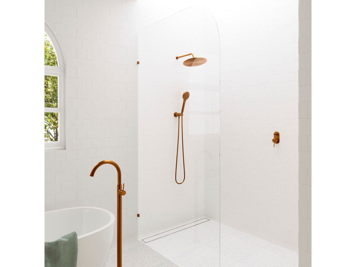 Reece Mizu Drift Shower Mixer With Diverter Kit Brushed Bronze