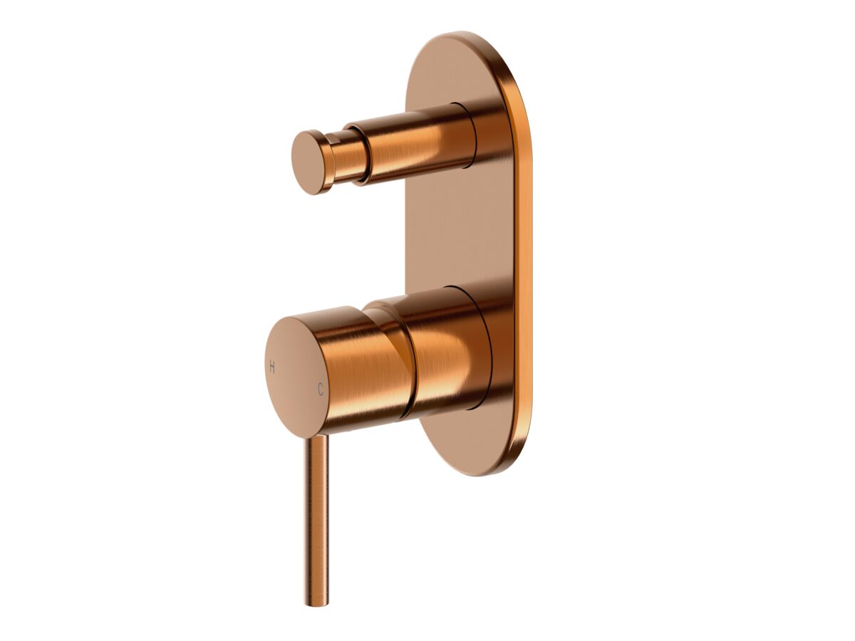 reece Mizu Drift Shower Mixer with Diverter Kit Brushed Bronze