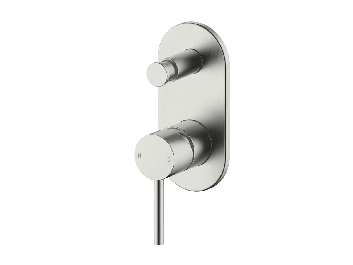 reece Mizu Drift Shower Mixer with Diverter Trimset Only Brushed Nickel