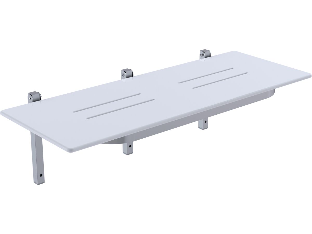 reece Mizu Drift Shower Seat 960 x 400mm Polished Stainless Steel