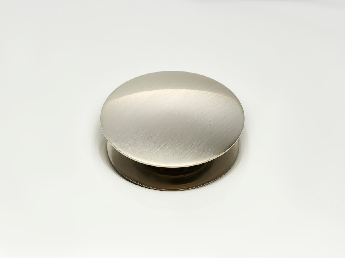 Reece Mizu Drift Universal 40mm Dome Pop Up Plug & Waste Brushed Nickel