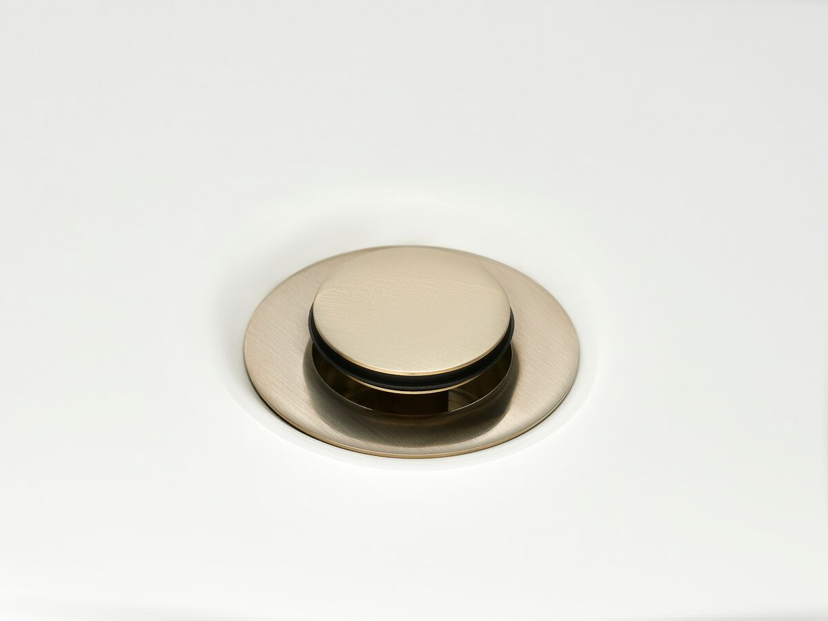 Reece Mizu Drift Universal 40mm Pop Up Plug & Waste Brushed Nickel