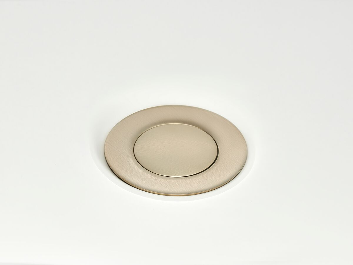 Reece Mizu Drift Universal 40mm Pop Up Plug & Waste Brushed Nickel