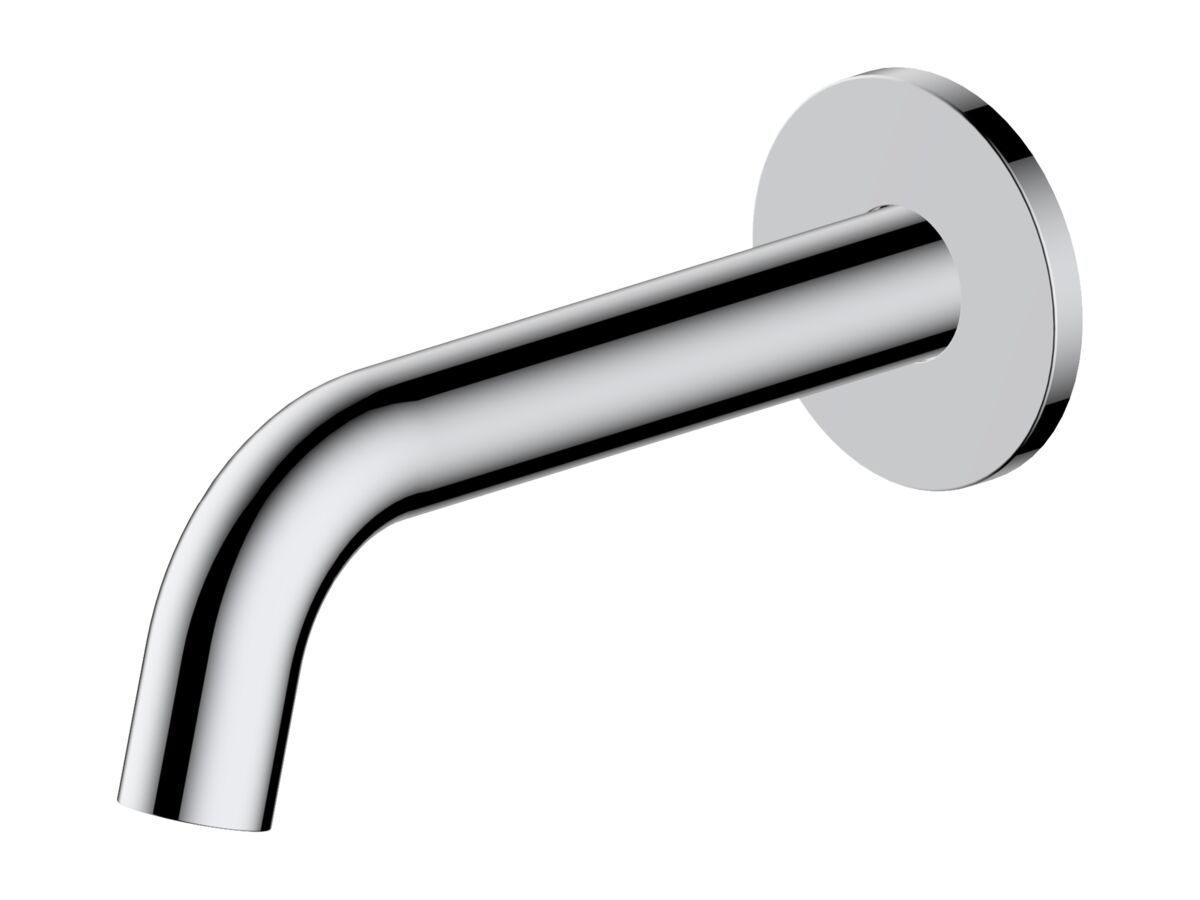 reece Mizu Drift Wall Basin/Bath Outlet Curve Spout 160mm Chrome (6 Star) Lead Free