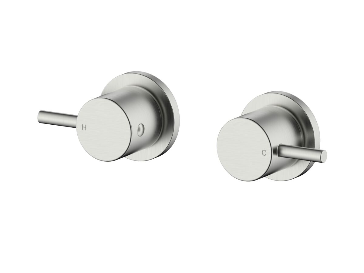 reece Mizu Drift Wall Top Assemblies Brushed Nickel Lead Free