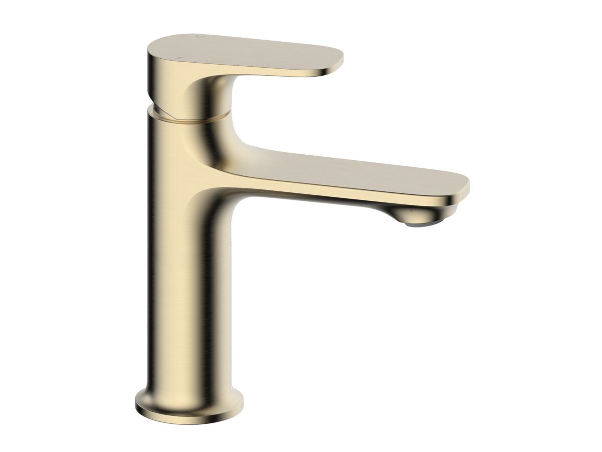 reece Mizu Silk Basin Mixer Tap Brushed Brass (6 Star) Lead Free
