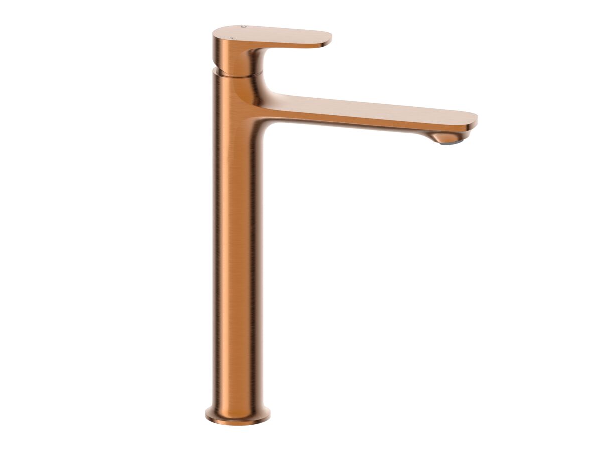 reece Mizu Silk Extended Basin Mixer Tap Brushed Bronze (6 Star) Lead Free