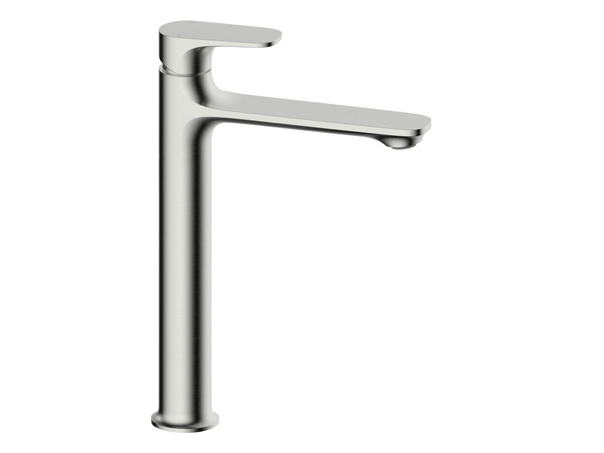 reece Mizu Silk Extended Basin Mixer Tap Brushed Nickel (6 Star) Lead Free