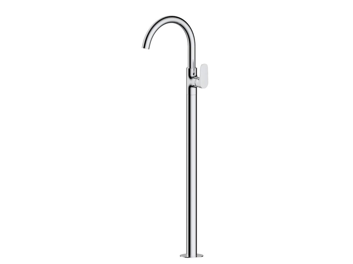 reece Mizu Silk Floor Mounted Bath Mixer Trimset Only Chrome
