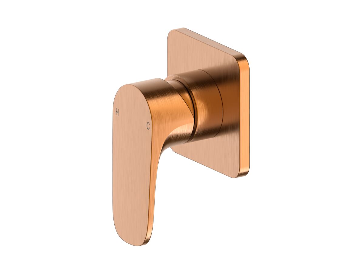 Reece Mizu Silk Shower Mixer Tap Trimset Brushed Bronze Lead Free