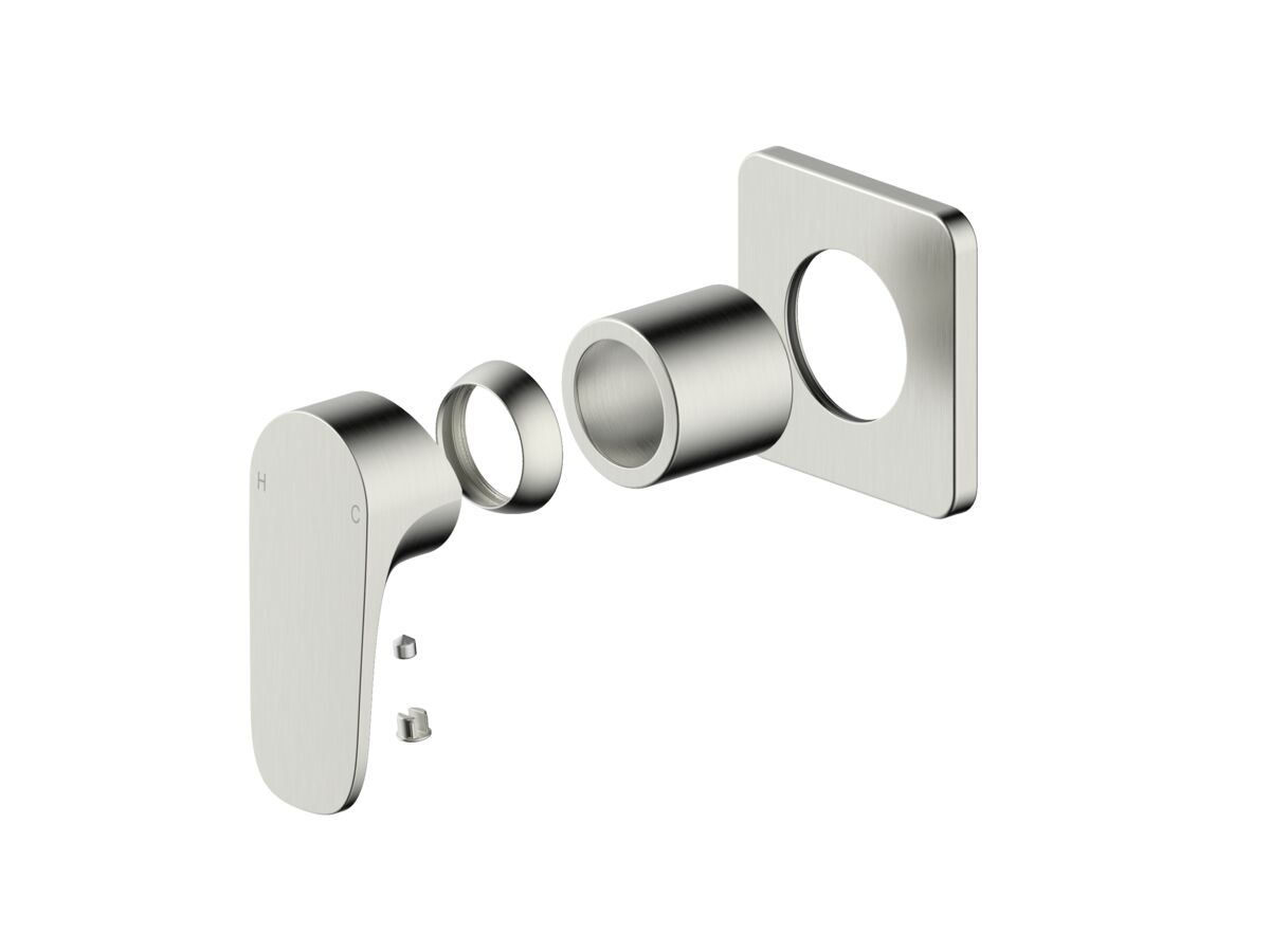 reece Mizu Silk Shower Mixer Tap Trimset Brushed Nickel Lead Free