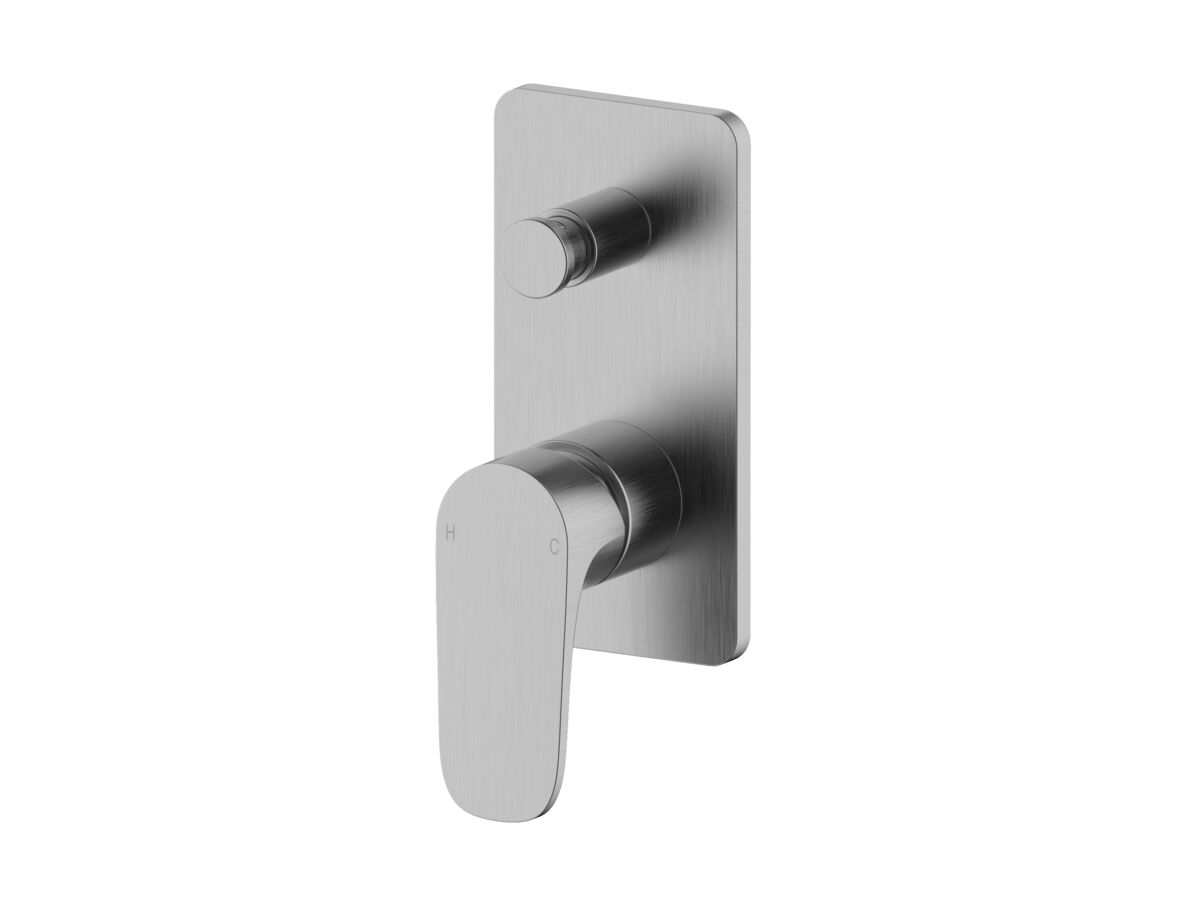 reece Mizu Silk Shower Mixer with Diverter Tap Kit Brushed Gunmetal (New)