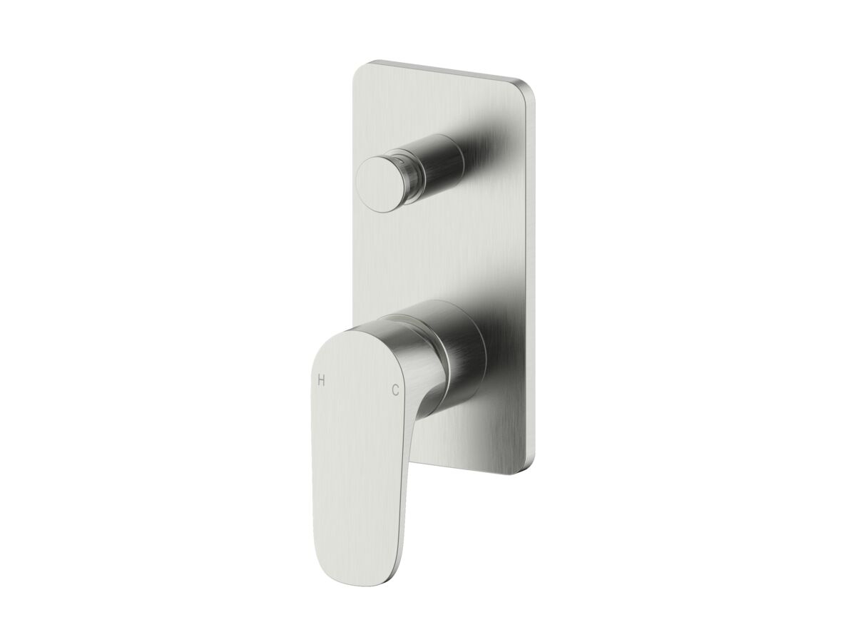 reece Mizu Silk Shower Mixer with Diverter Tap Kit Brushed Nickel (New)