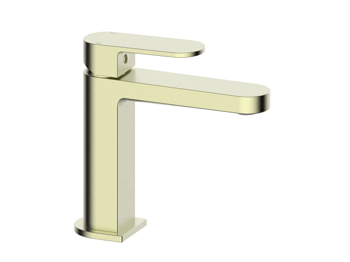 reece Mizu Soothe MK2 Basin Mixer Brushed Brass (6 Star) Lead Free