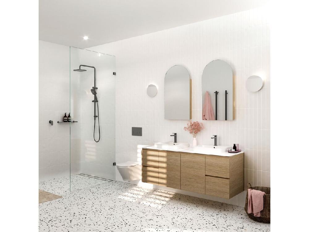 Reece Mizu Soothe MK2 Basin Mixer Brushed Gunmetal (6 Star) Lead Free