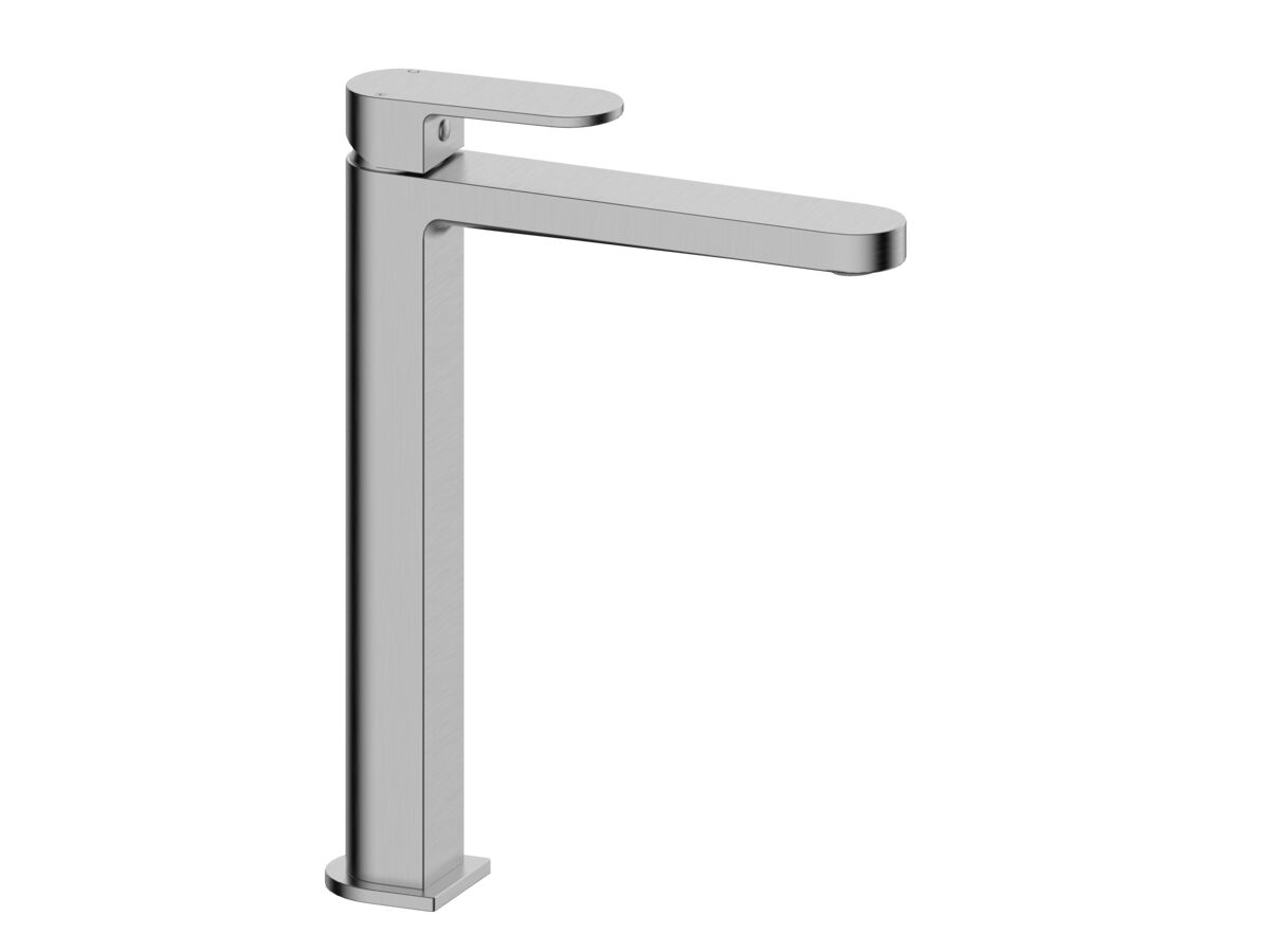 reece Mizu Soothe MK2 Extended Basin Mixer Brushed Gunmetal (6 Star) Lead Free