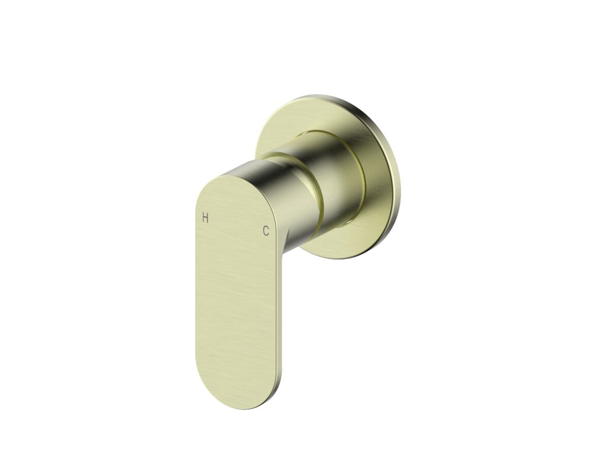 reece Mizu Soothe MK2 Shower Mixer Kit Brushed Brass Lead Free
