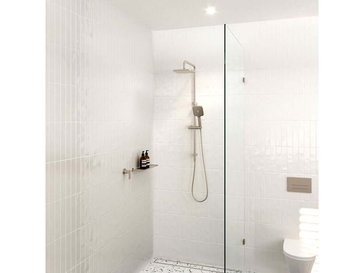 Reece Mizu Soothe MK2 Shower Mixer Kit Brushed Nickel Lead Free