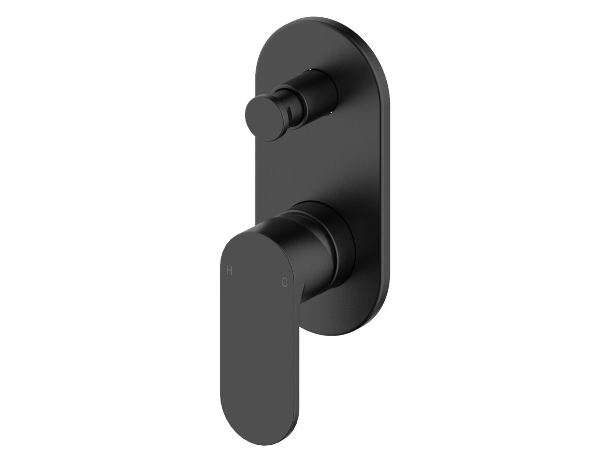 reece Mizu Soothe MK2 Shower Mixer with Diverter Kit Matte Black