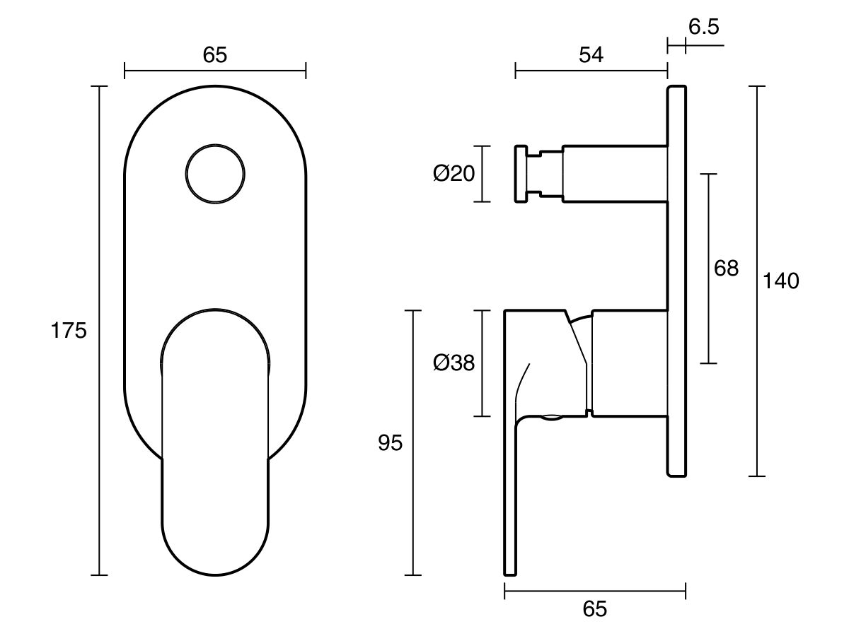 Reece Mizu Soothe MK2 Shower Mixer With Diverter Trimset Brushed Nickel