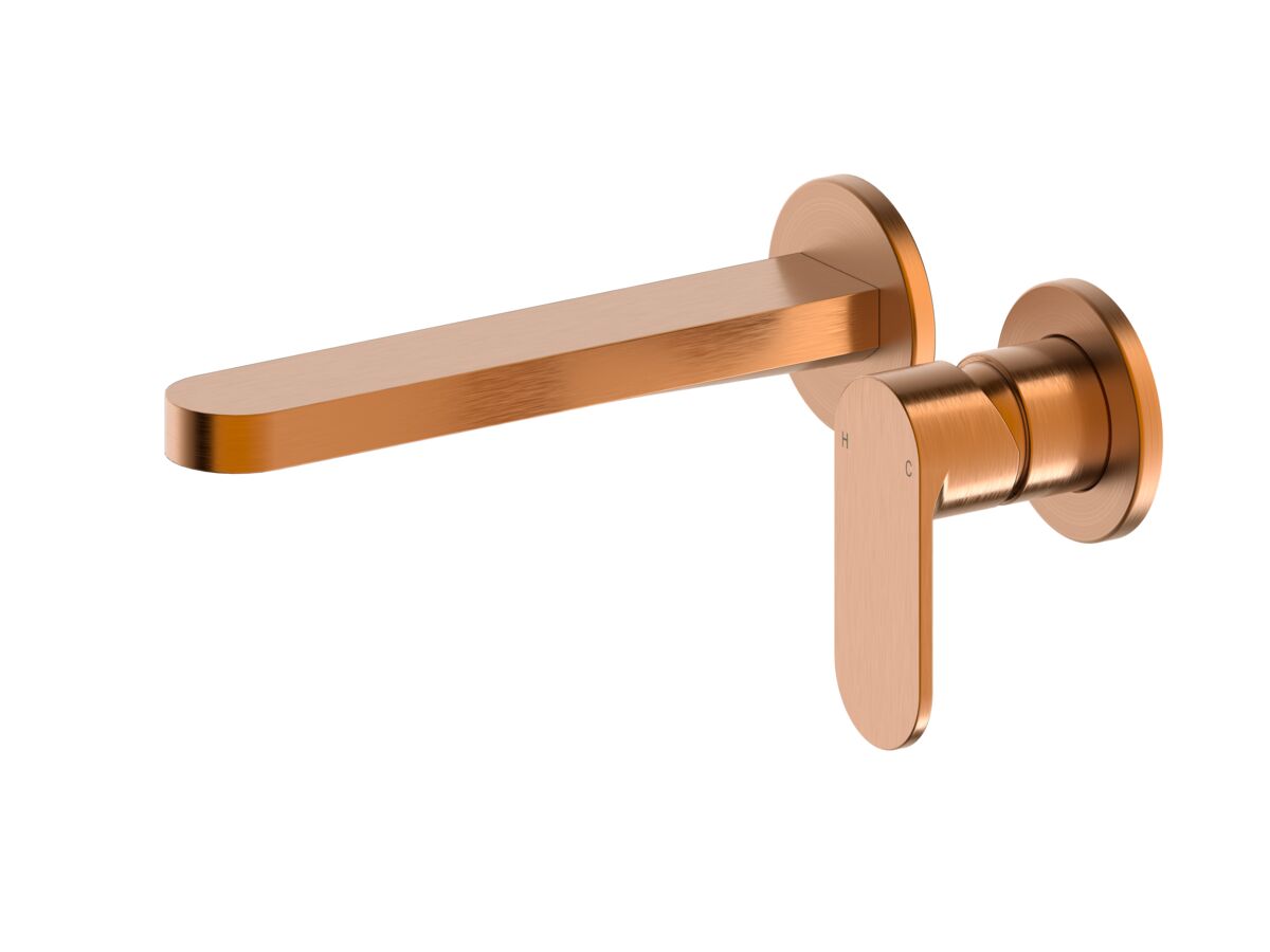 Reece Mizu Soothe MK2 Wall Basin/Bath Mixer 2 Piece Trimset Brushed Bronze (6 Star) Lead Free