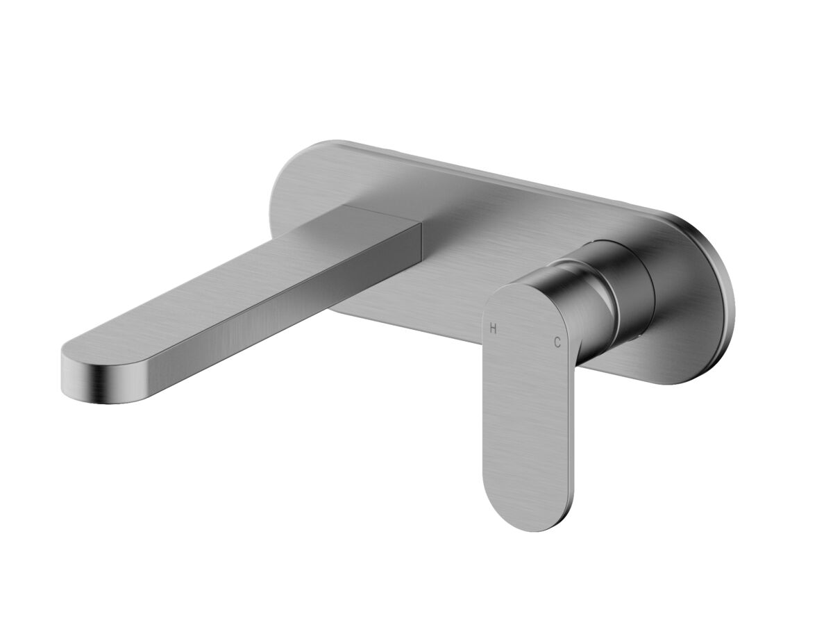 reece Mizu Soothe MK2 Wall Basin/Bath Mixer Set Kit Brushed Gunmetal (6 Star) Lead Free