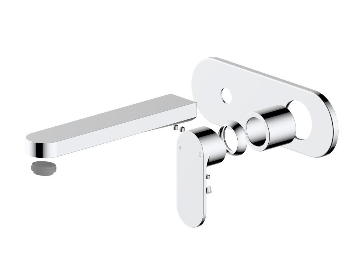 reece Mizu Soothe MK2 Wall Basin/Bath Mixer Set Trimset Chrome (6 Star) Lead Free