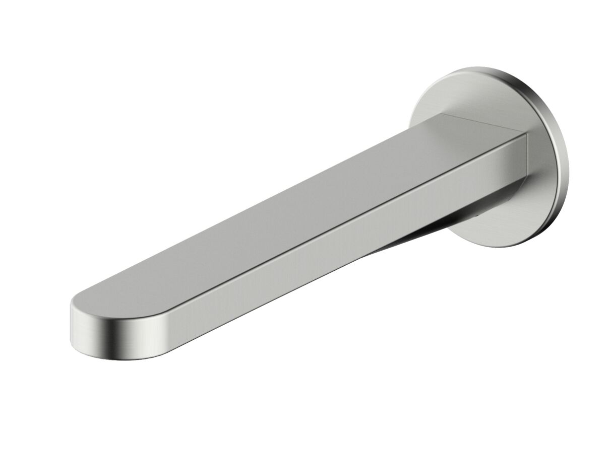 reece Mizu Soothe MK2 Wall Basin/Bath Outlet 250mm Brushed Nickel (6 Star) Lead Free