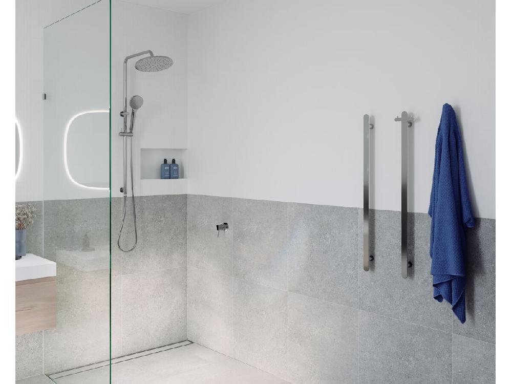 Reece Mizu Soothe Vertical Double Robe Hook Polished Stainless Steel