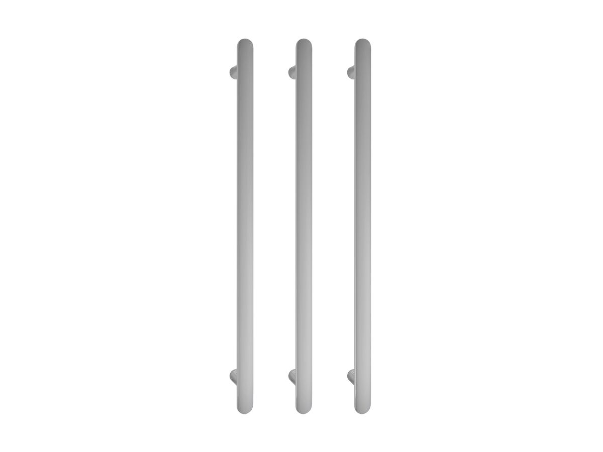 reece Mizu Soothe Vertical Heated Towel Rail (Triple Pack) Polished Stainless Steel