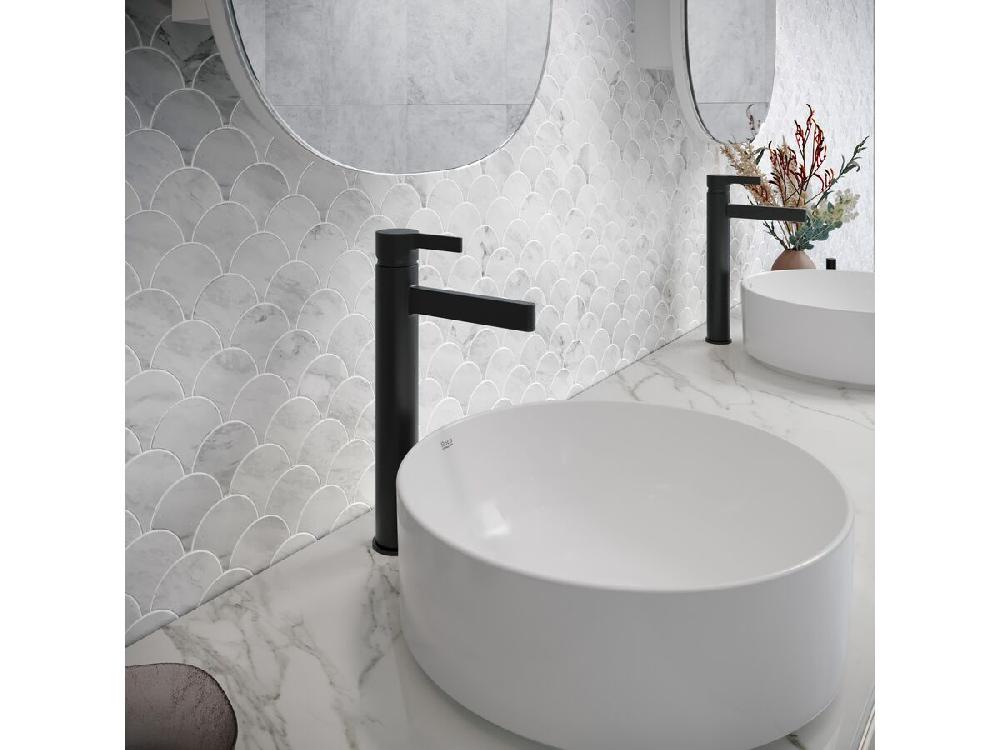 Reece Mizu Stream Extended Basin Mixer Tap Matte Black (5 Star)