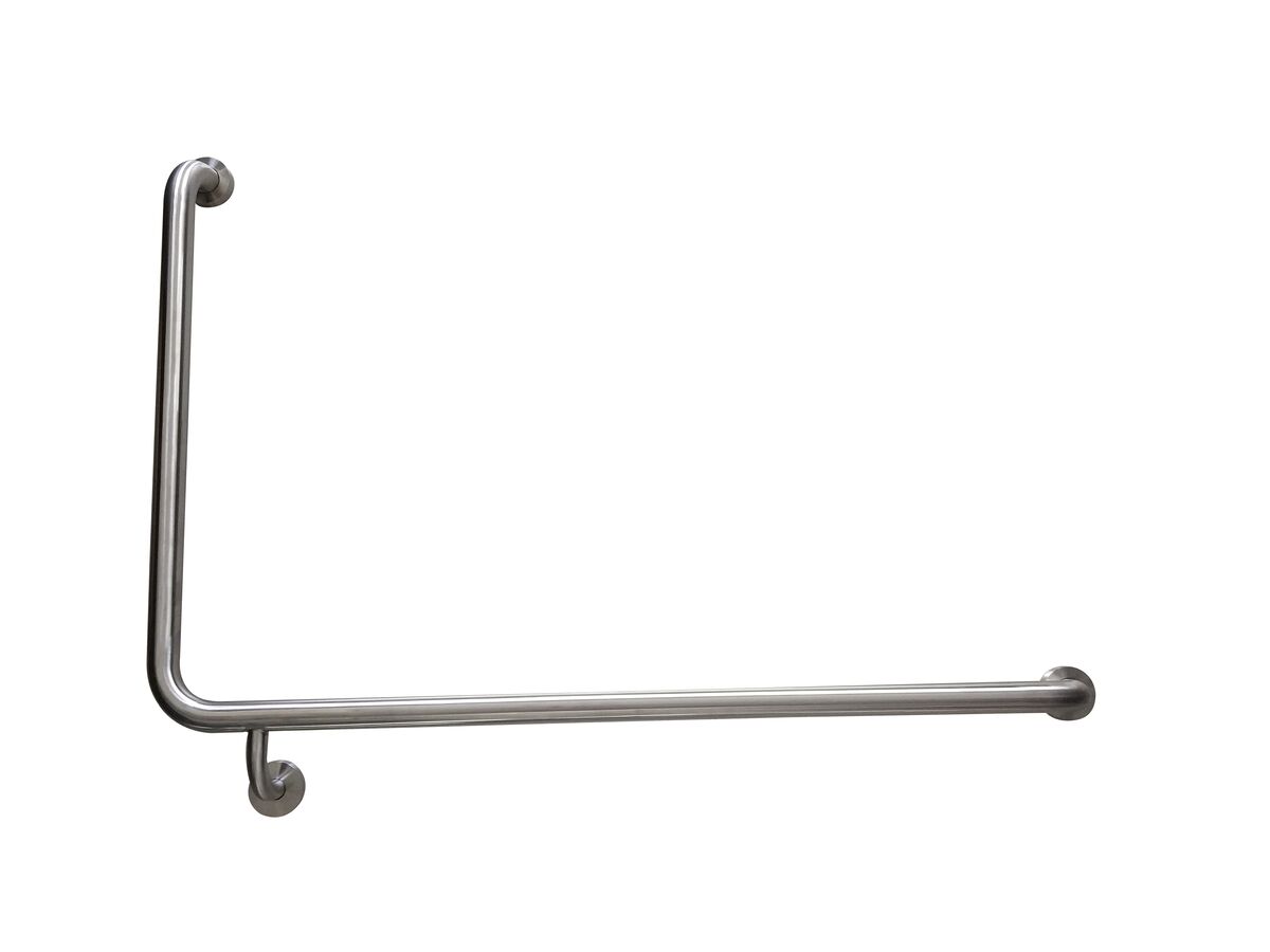 reece Mobi 940 x 600mm x 90 Degree Right Hand Grab Rail Satin Stainless Steel