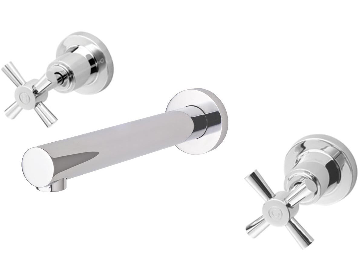 reece Phoenix Gen X Bath Set Straight Outlet 200mm Chrome